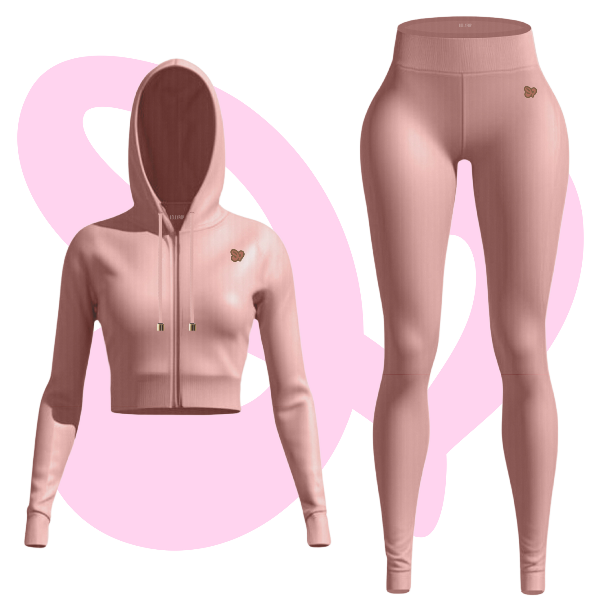 🎁 Seamless Airport Set - Pink Velvet (100% off) - LOLLYPOP